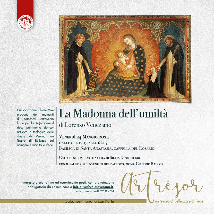 La Madonna dell'umiltà di Lorenzo Veneziano - Chiese Vive - Chiese Verona