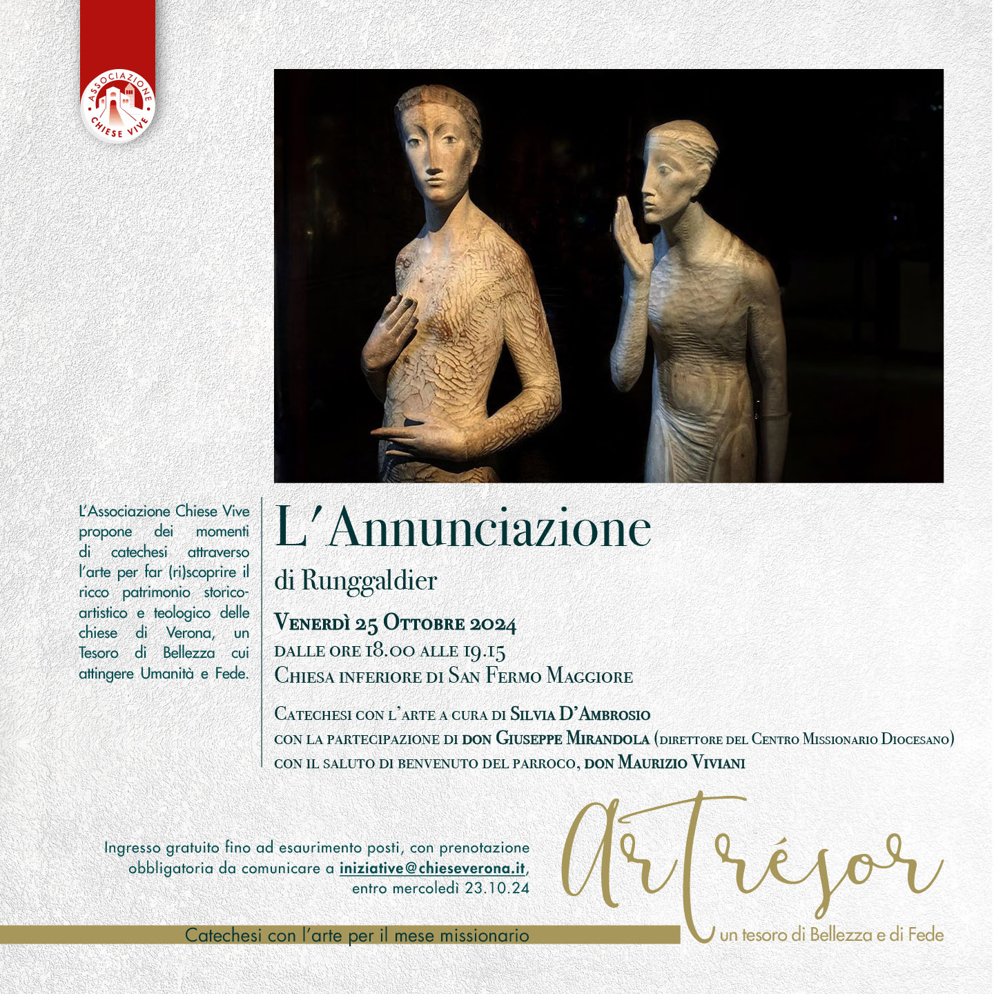 L'Annunciazione di Runggaldier - Chiese Vive - Chiese Verona