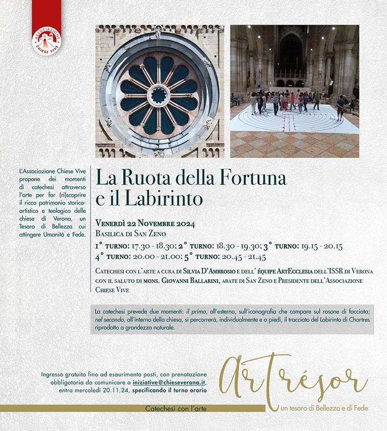 La Ruota e della Fortuna e il Labirinto - Chiese Vive - Chiese Verona