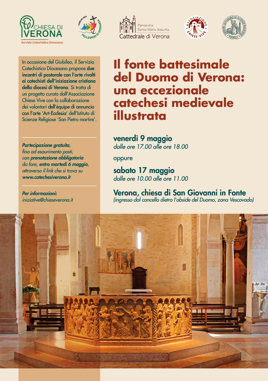 Il fonte battesimale del Duomo di Verona: una eccezionale catechesi medievale illustrata - Chiese Vive - Chiese Verona