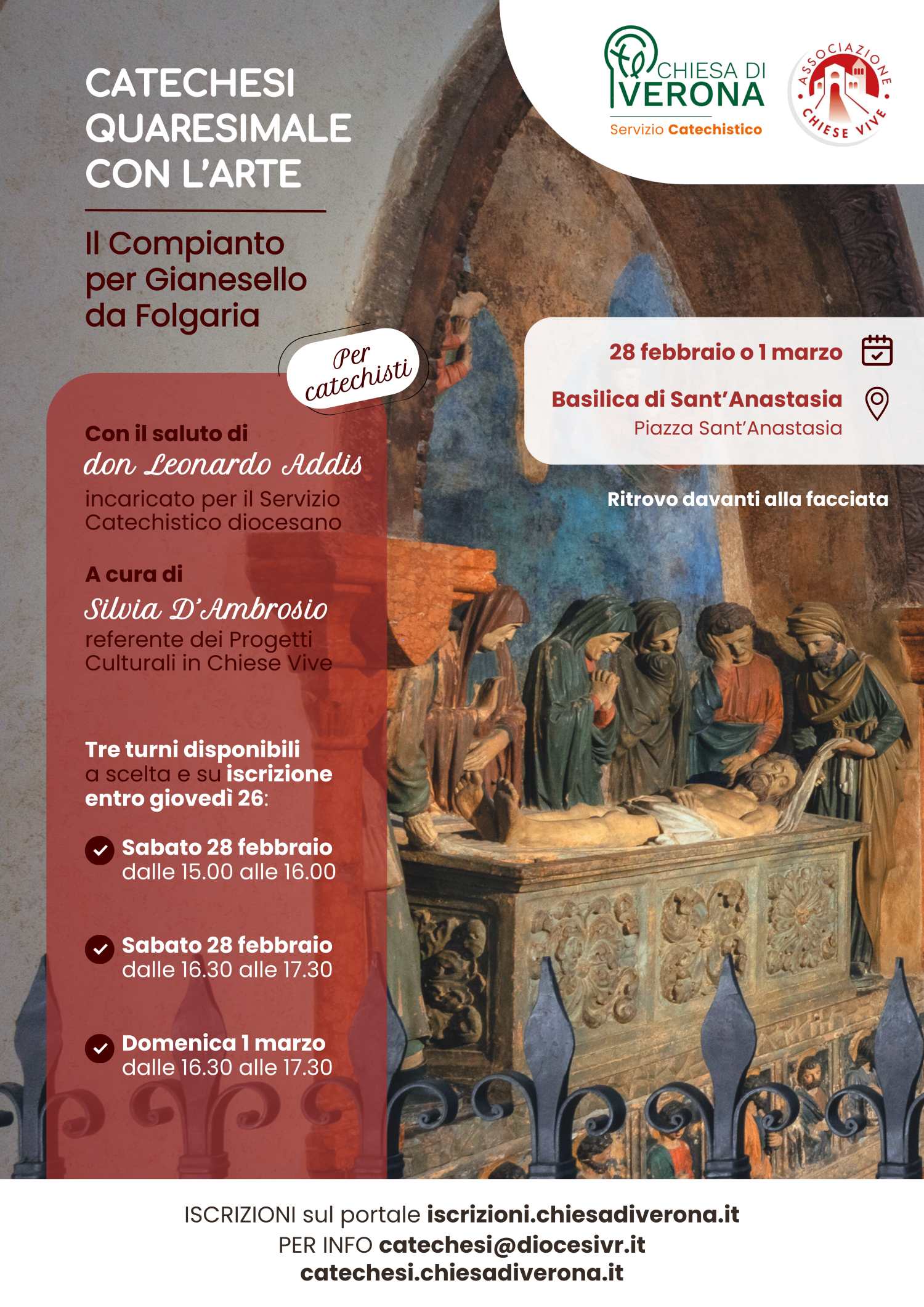 Il Compianto per Gianesello da Folgaria (per catechisti) - Chiese Vive - Chiese Verona
